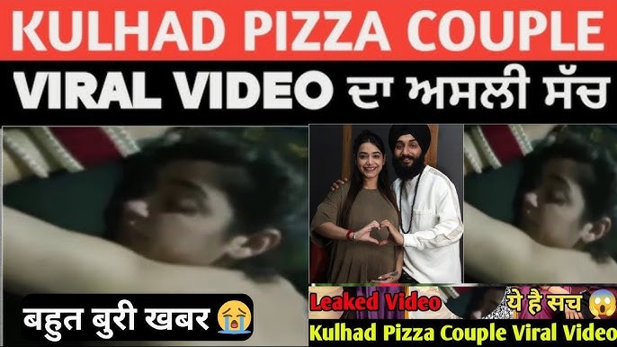 Viral Kulhad Pizza Couple Leaked Original Viral Video , Kulhad Pizza Viral Video Download